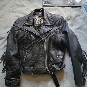 Fringe Genuine Leather Jacket